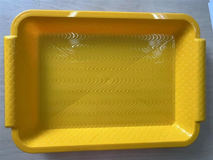 Plastic Square Restaurant Plates Flat Plate Dinner Making Injection Machine